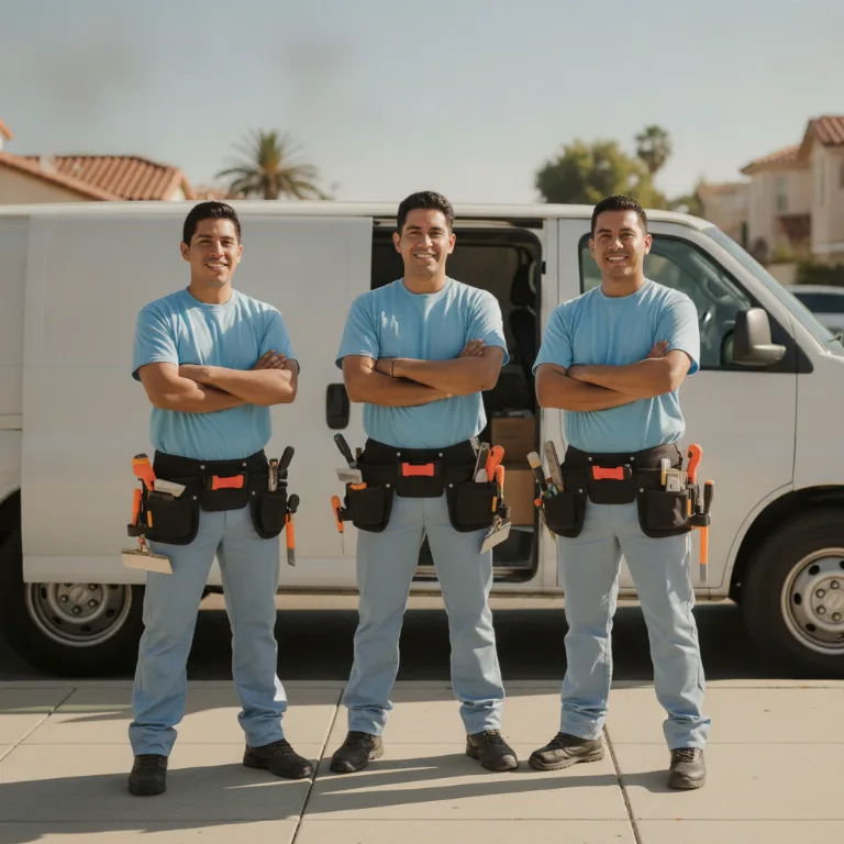 Ladrilhador equipe em Duque de Caxias